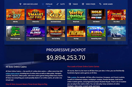 All Slots Casino Screenshot 4