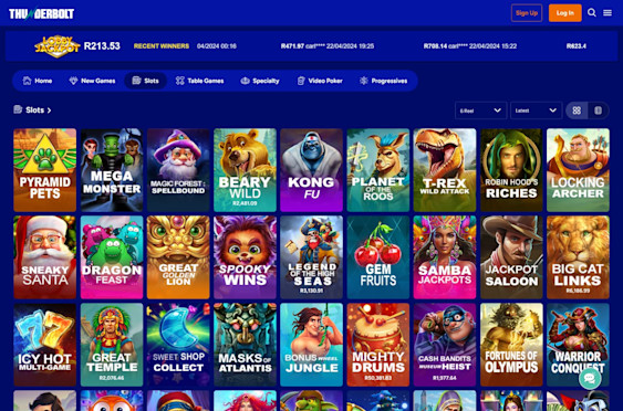 Thunderbolt Casino screenshot 2