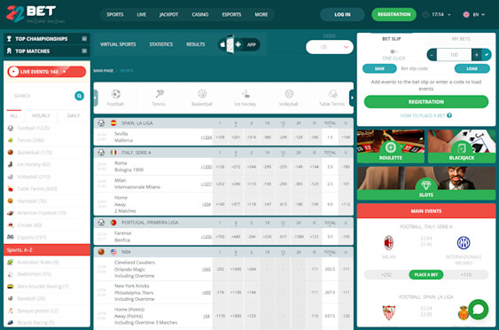 22Bet Screenshot 2