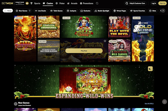 BetMGM Casino Pennsylvania Screenshot 1