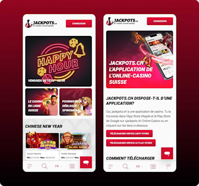 Page des offres en version mobile