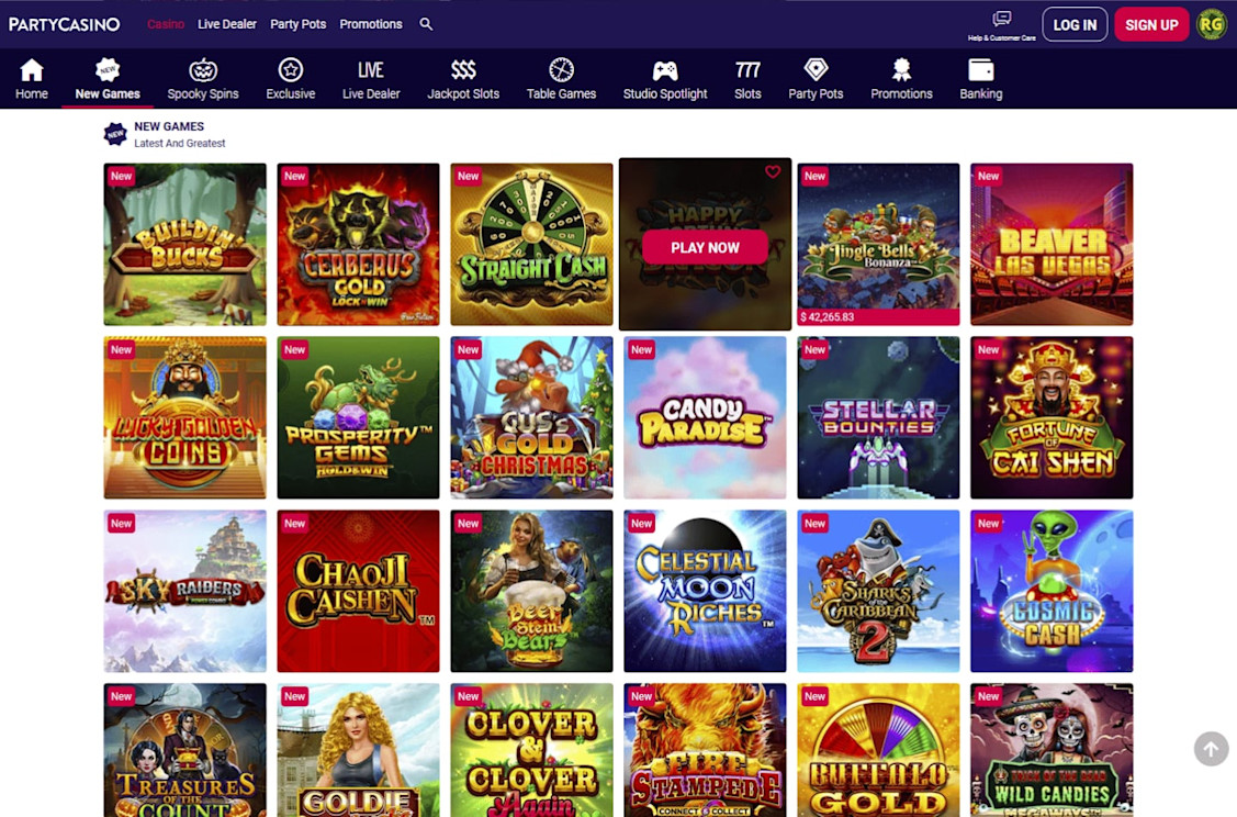 PartyCasino New Jersey Screenshot 5