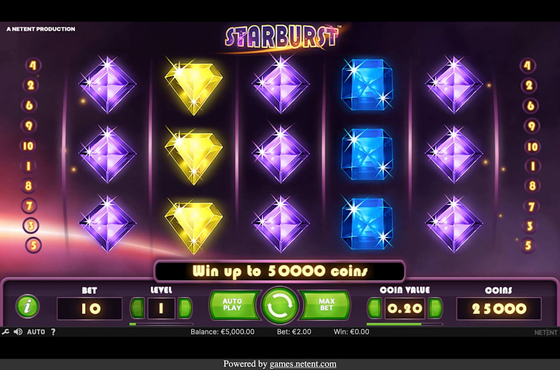 Unibet Starburst Slot