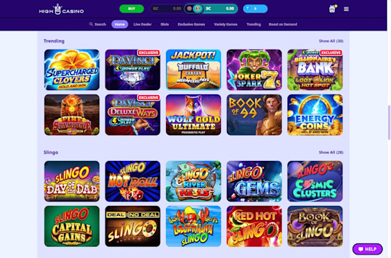 [EN-US] High 5 Casino Screenshot 4