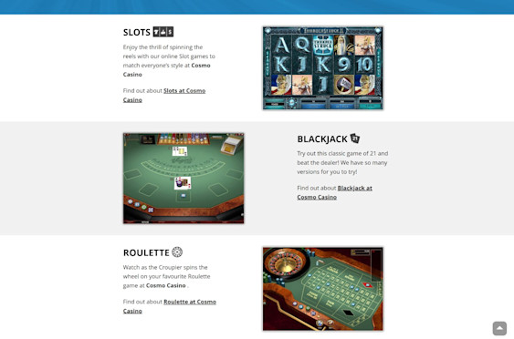 Cosmo Casino Screenshot 4
