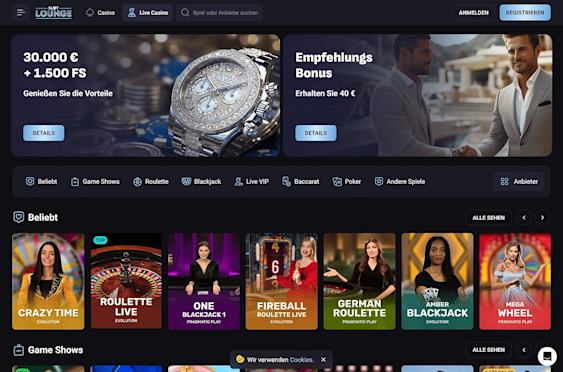 SlotLounge Casino Screenshot 6