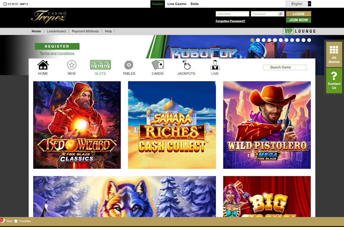 Tropez Casino Screenshot 3