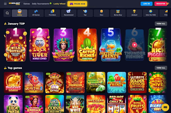 NolimitCoins casino screenshot 2