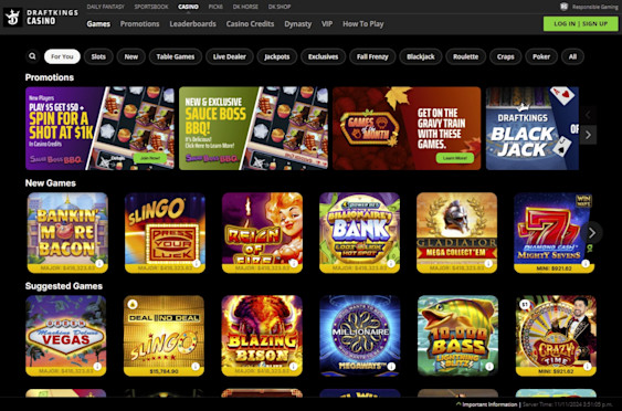 DraftKings Casino Screenshot 3