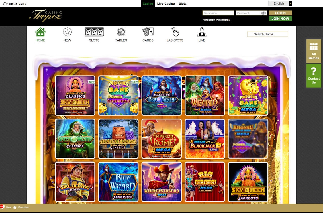Tropez Casino Screenshot 4