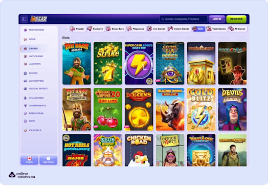 Spinbara Casino sreenshot 6