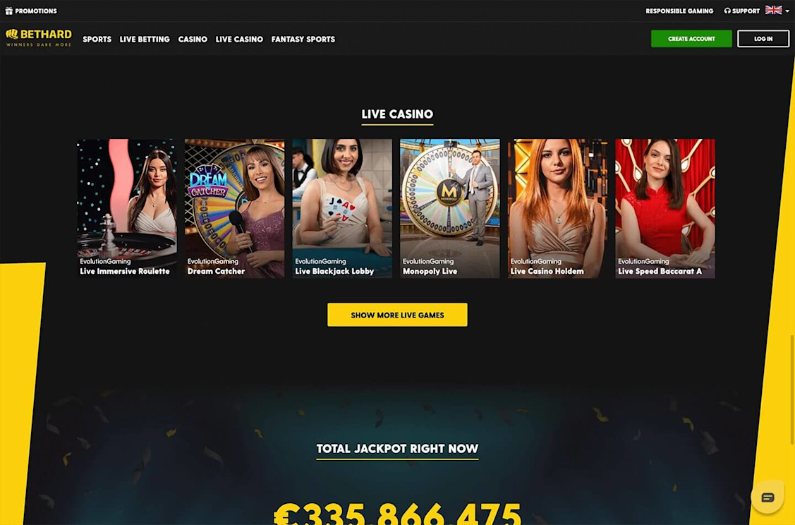 BetHard Live Casino