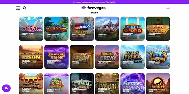 Firevegas new games