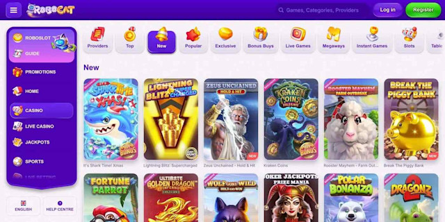 Robocat casino new slot games