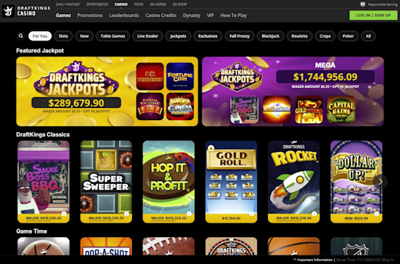 DraftKings Casino Screenshot 5