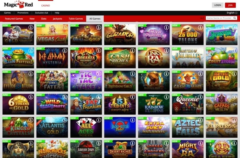 MagicRed Review New games