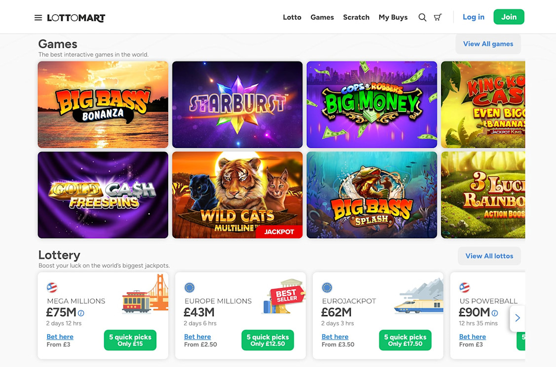Lottomart Casino screenshot 2