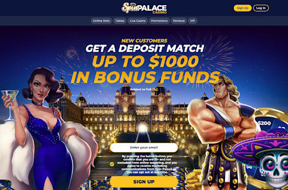 Spin Palace New Jersey screenshot 1