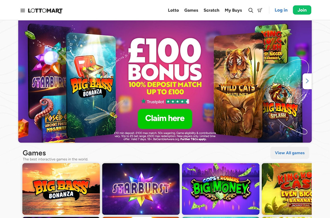 Lottomart Casino screenshot 1