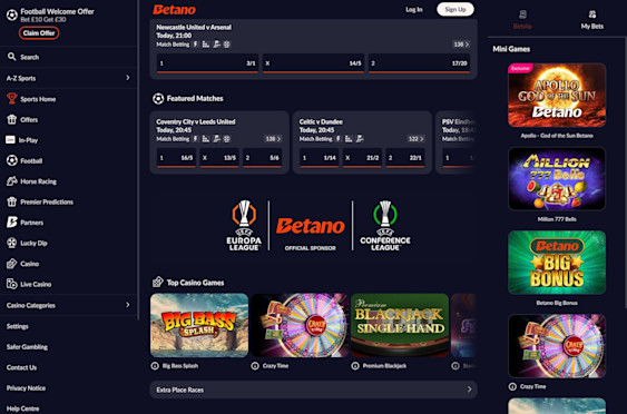Betano Casino screenshot 2