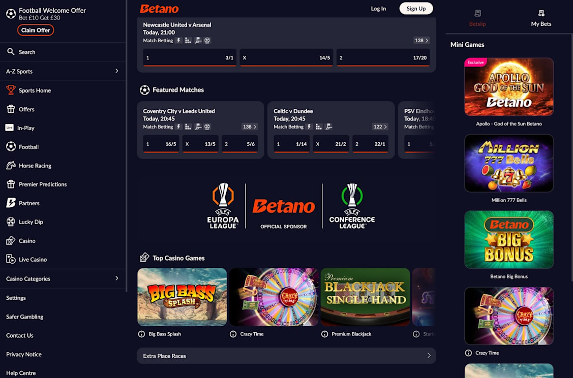 Betano Casino screenshot 2