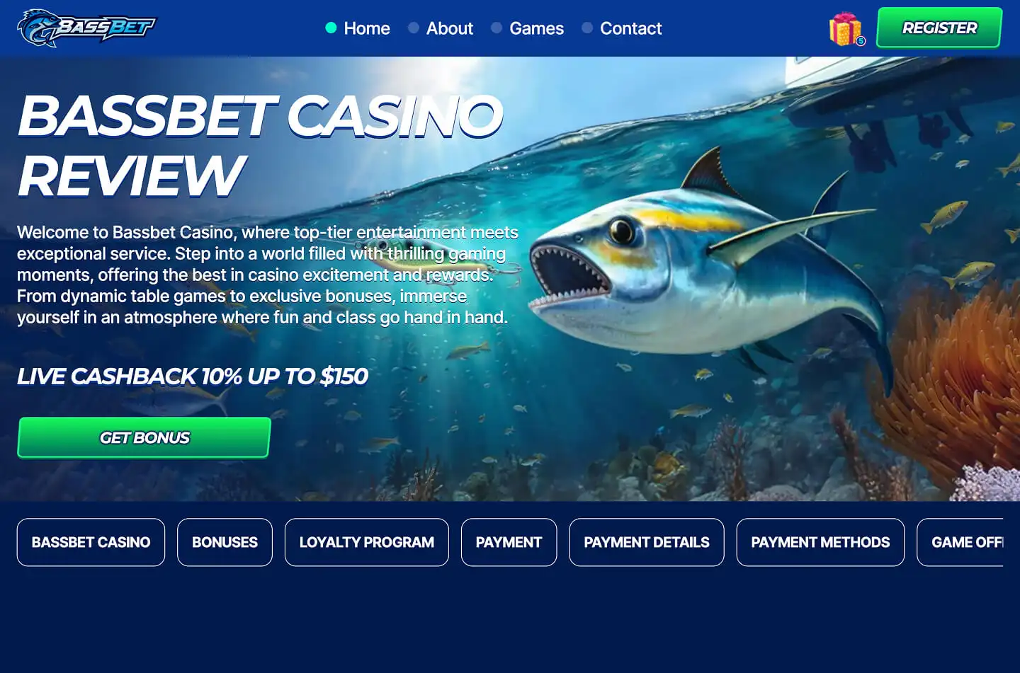 Στιγμιότυπο από το Bassbet