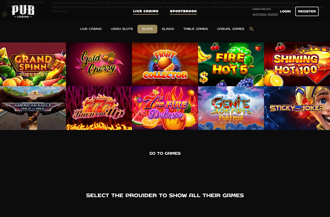 Pub Casino Screenshot 4