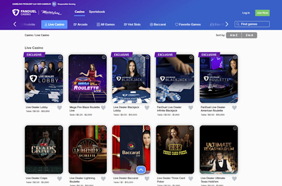 FanDuel Casino Screenshot 3