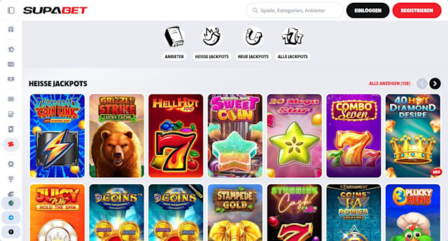 Supabet Casino Jackpot Slots