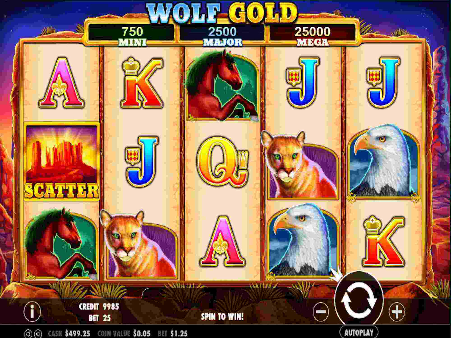Screenshot Wolf Gold