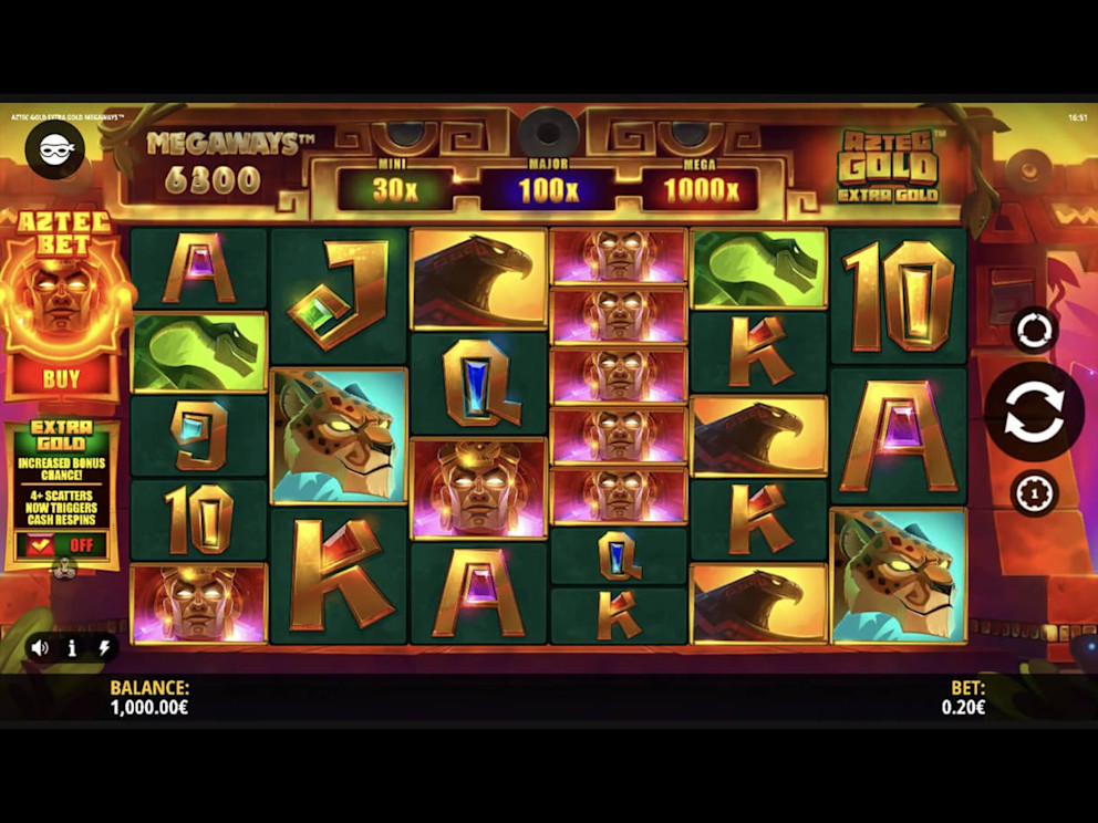 Aztec Gold Extra Gold Megaways™ Screenshot 2