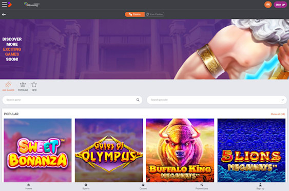 TonyBet Screenshot 1