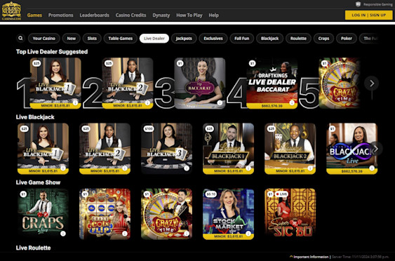 Golden Nugget Casino Screenshot 3