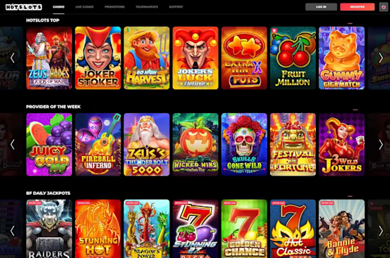 Hot Slots Top Games