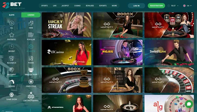 22Bet Live Roulette Games
