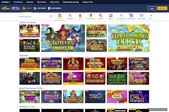 BetRivers Casino Michigan Screenshot 2
