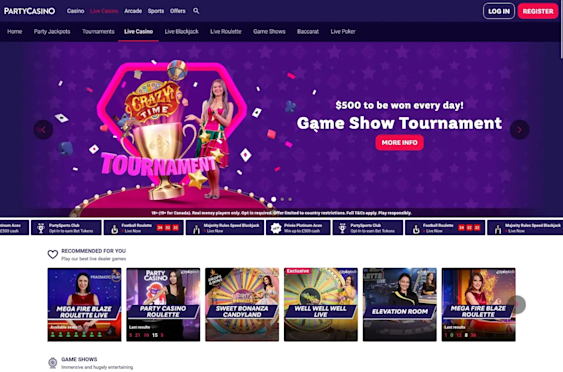 PartyCasino Live Casino