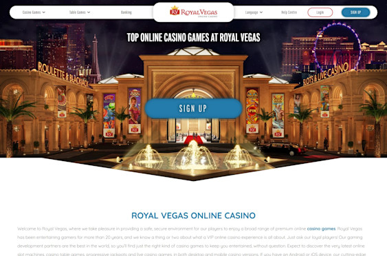 Royal Vegas Screenshot 3