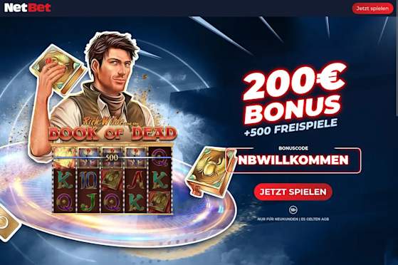 Landing page with welcome bonus