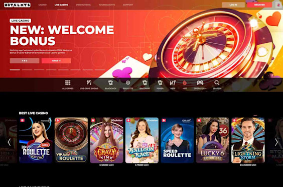 Hot Slots Welcome bonus