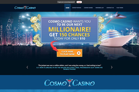 Cosmo Casino Screenshot 1