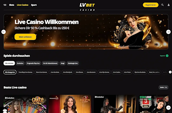 Live Casino Lobby