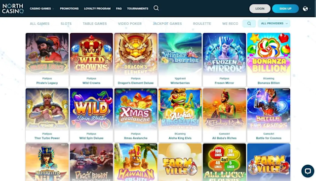 North Casino - Slot games libary