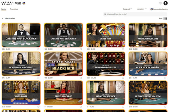 Caesars Palace Pennsylvania Screenshot 5