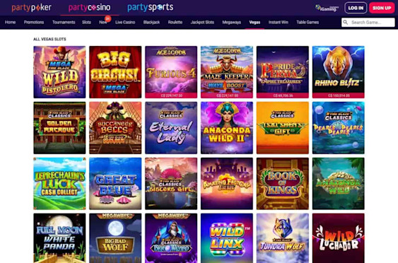 PartyCasino Ontario Vegas Slots