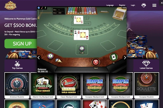 Mummys Gold Casino screenshot 5