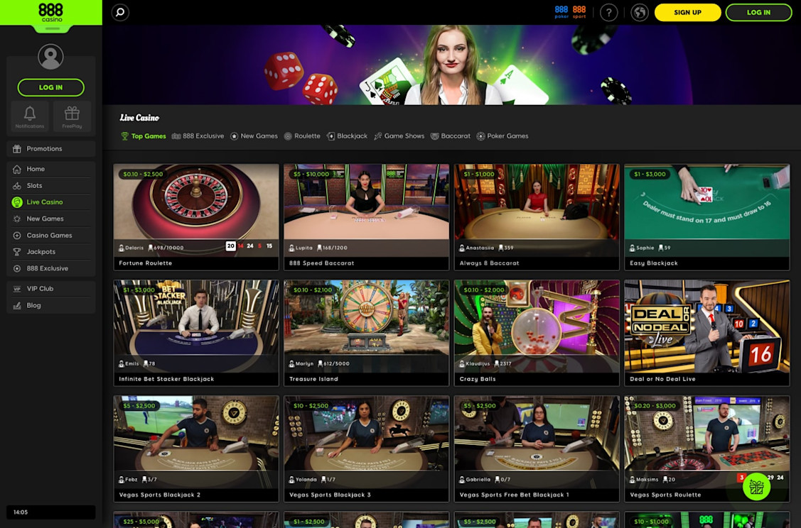 888 Casino screenshot 4