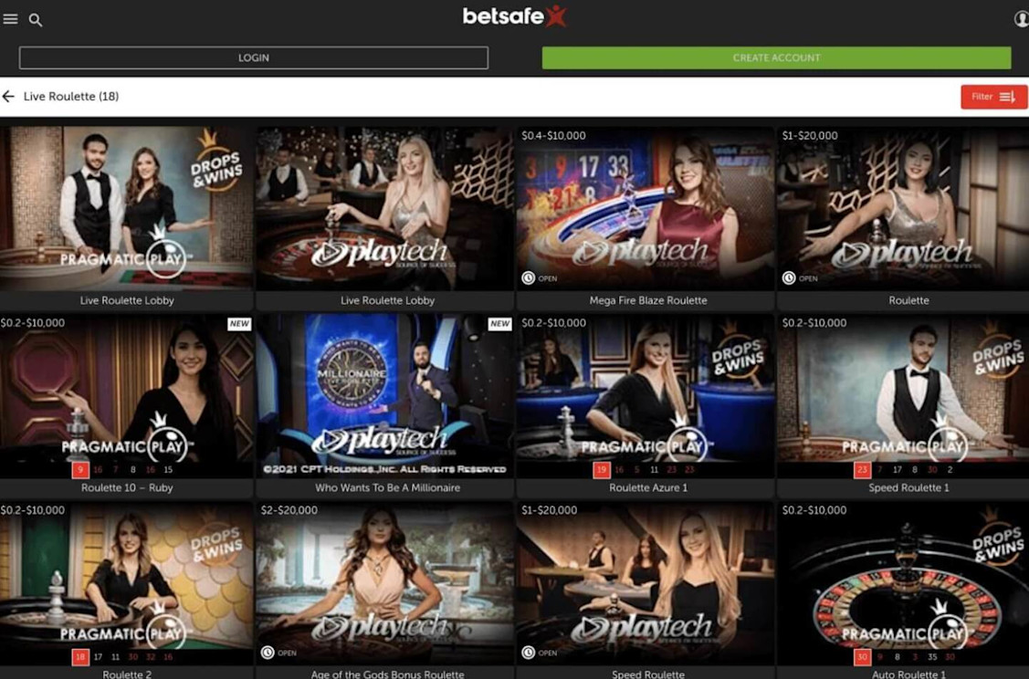 Betsafe Casino screenshot 5