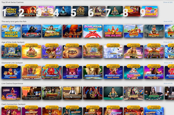 Swiss Casinos Screenshot 4