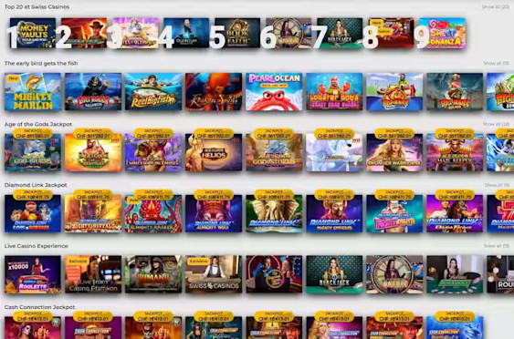 Swiss Casinos Screenshot 4